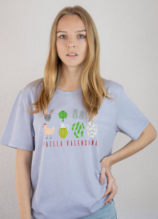 Camiseta Paella ingredientes Unisex Medium Fit