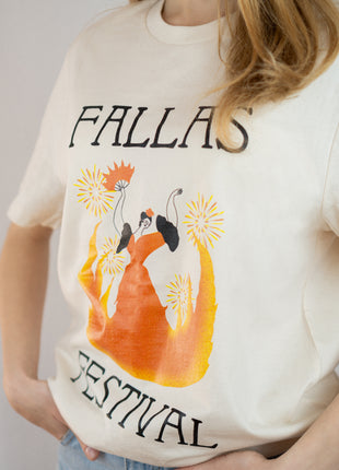Souvenir White T-Shirt Fallas