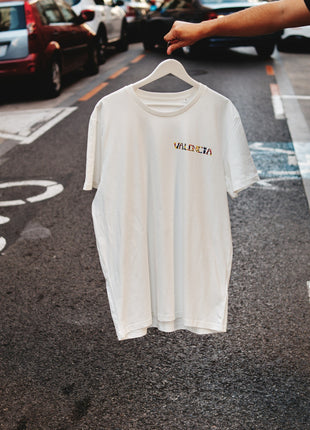 Camiseta Valencia Unisex Medium Fit geometría giro