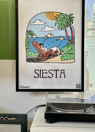 Poster Siesta Seaview