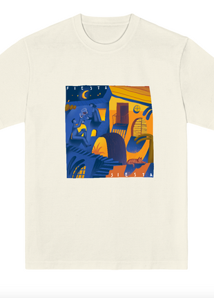Camiseta de Souvenir Siesta Fiesta de Corte Suelto