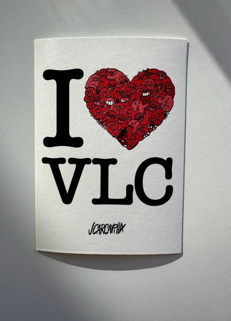 Souvenir Postcard I LOVE VLC