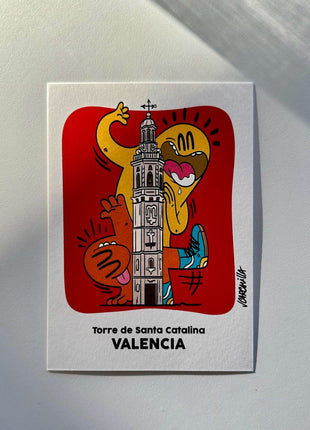 Souvenir Postcard Torre de Santa Catalina