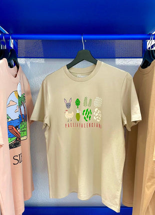 Camiseta Paella ingredientes Unisex Medium Fit